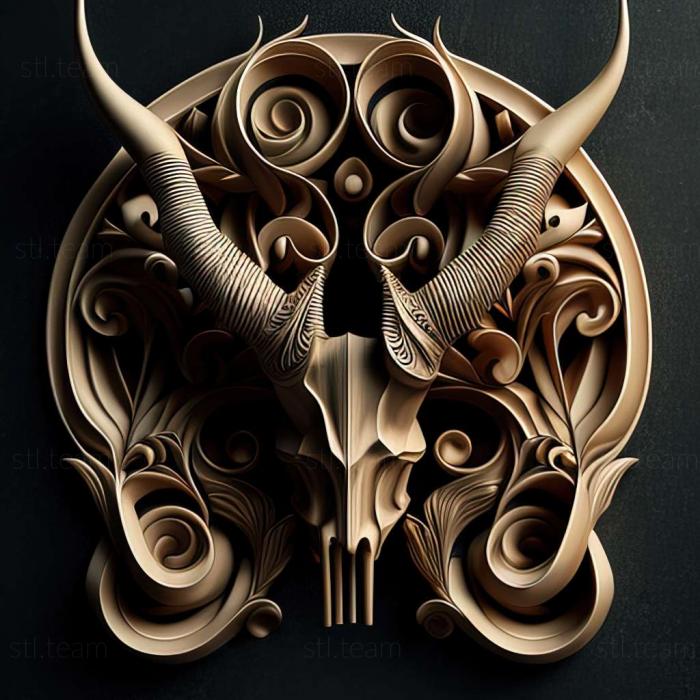 3D model horns (STL)